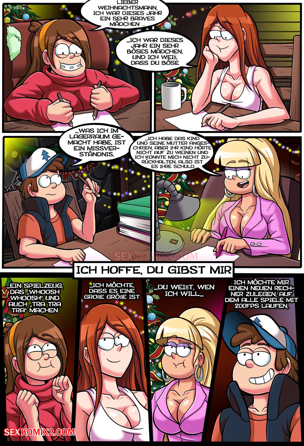 ✅️ Gravity Falls. Silvesterparty und ein großer rosa Bär. von  sexkomix2.com. ✅️ | sexkomix2.com | Porno-Comics auf Deutsch hentai nur für  Erwachsene | wporncomics.com