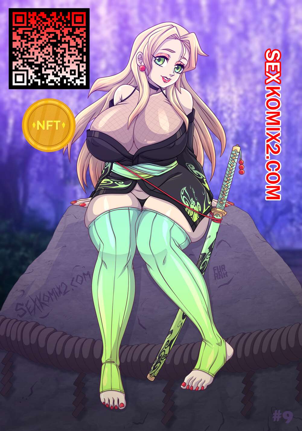 Porn NFT Anastasia 9. artist Furanh. universe DmnSlr.