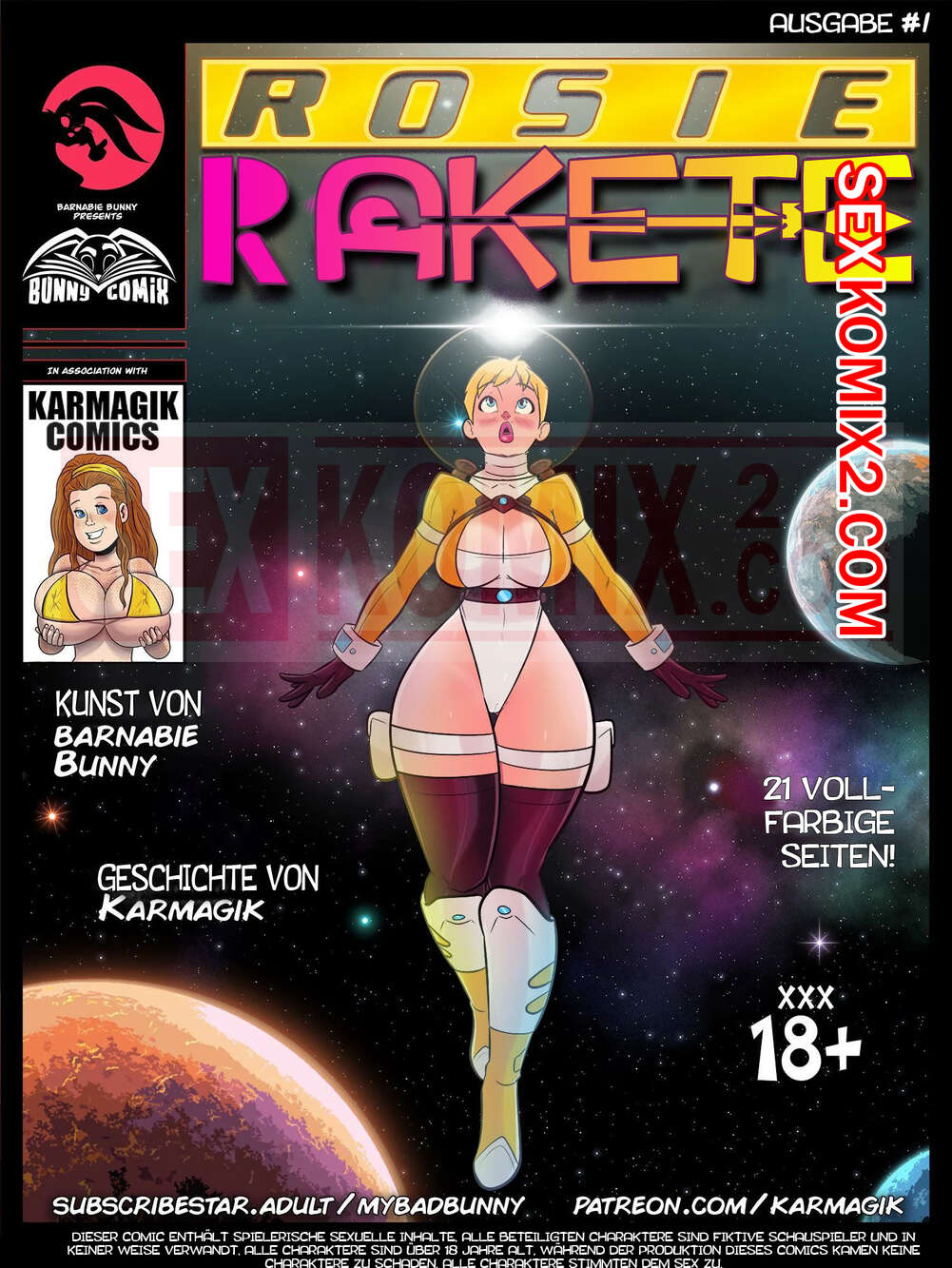 Porno Comic Rosie Rocket. My Bad Bunny. Karmagik.