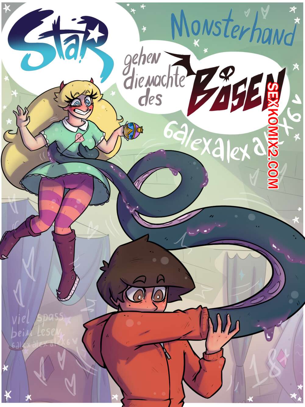 Porno Comic Star gegen die Machte des Bosen. Monster Hand. 6alexalexalex6. sexkomix2.com.