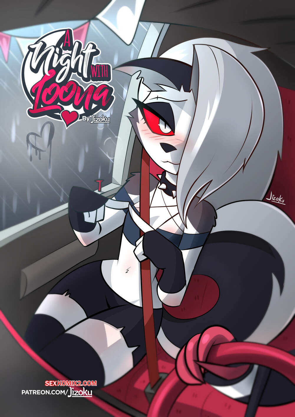 Porno comic A Night with Loona. Helluva Boss. Jizoku.