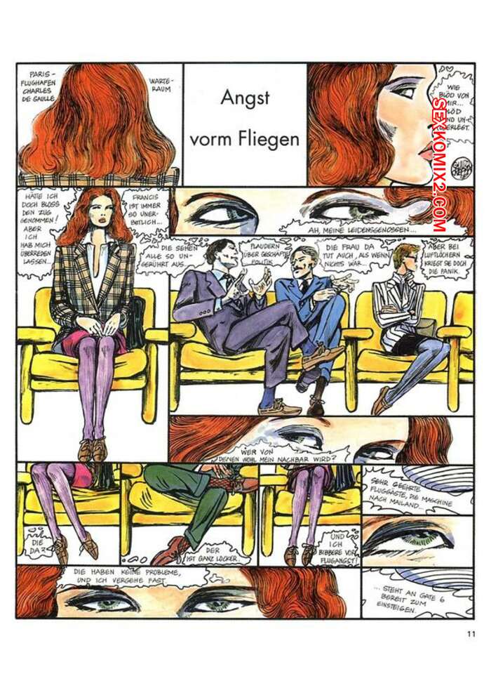 Porno comic Angst vorm Fliegen