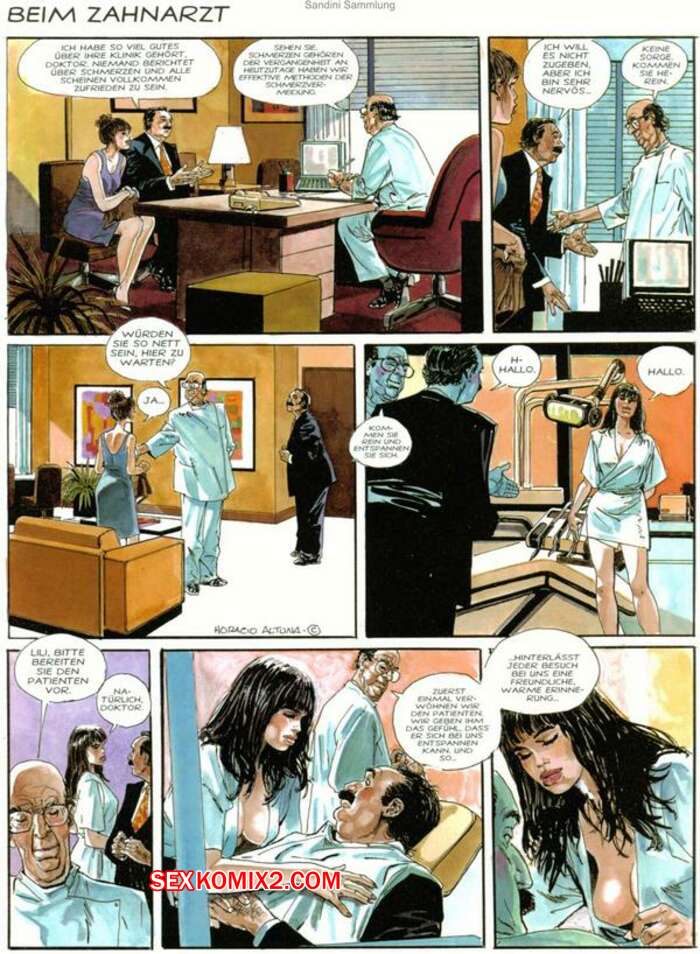 Porno comic Beim Zahnarzt