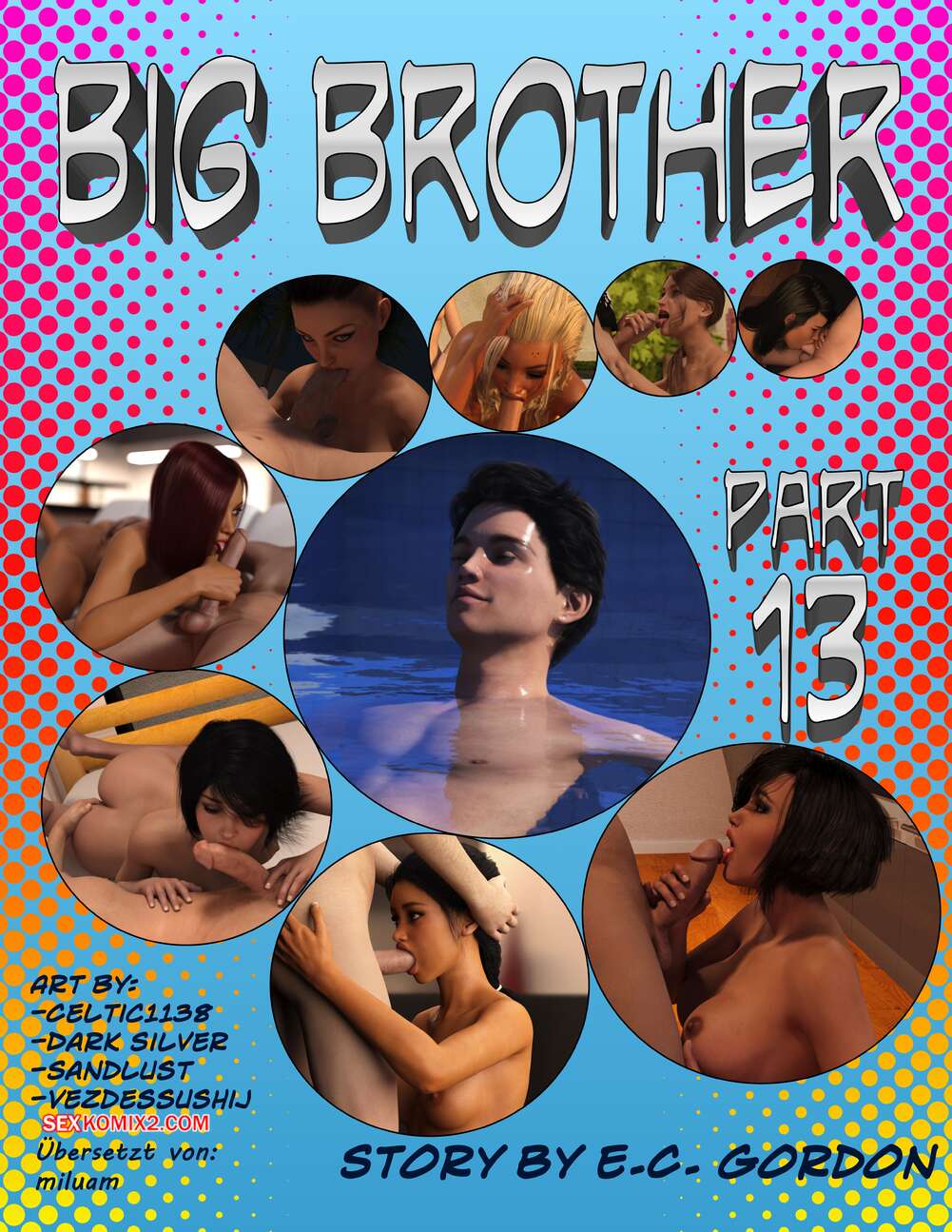 Porno comic Big Brother 13. Sandlust.