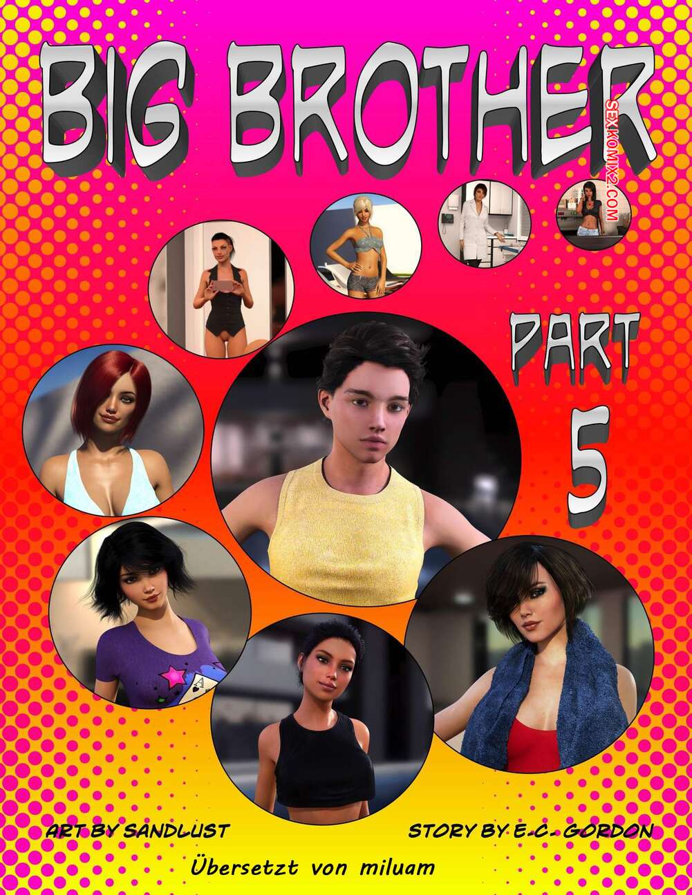 Porno comic Big Brother 5. Sandlust.