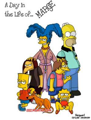 Porno comic Blargsnarf. A Day in the Life of Marge. The Simpsons.