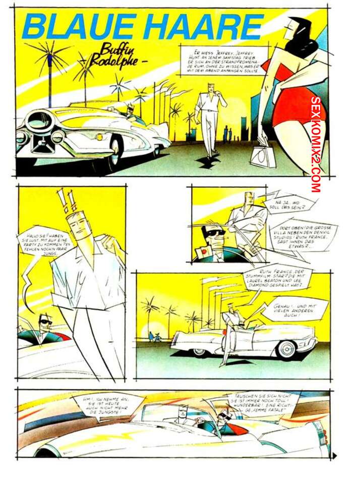 Porno comic Blaue Haare