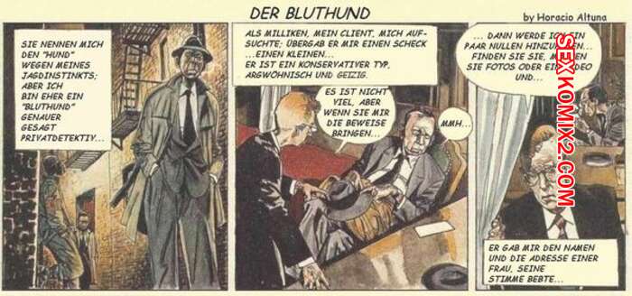 Porno comic Der Bluthund