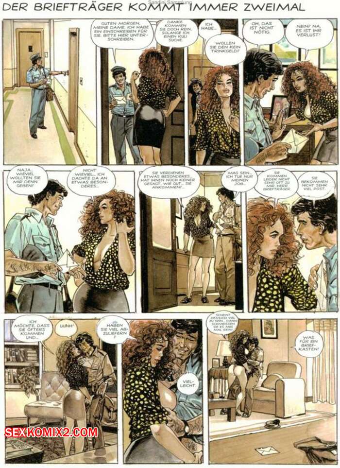 Porno comic Der Brieftraeger kommt immer Zweimal