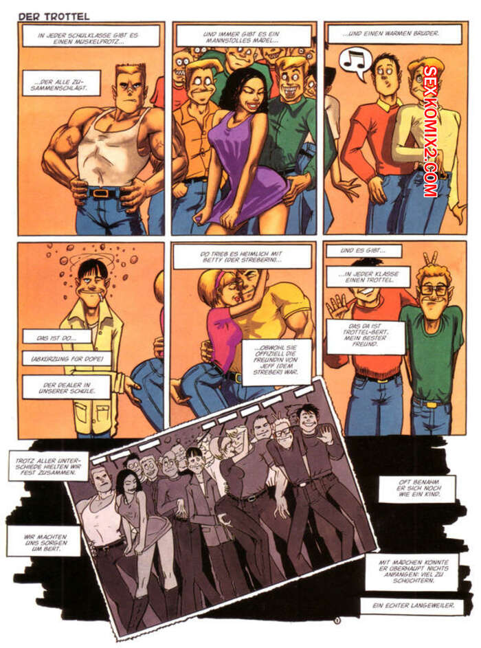 Porno comic Der Trottel