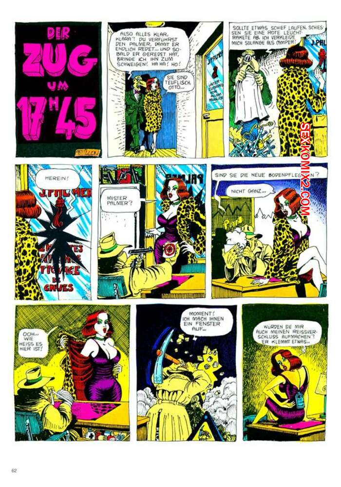 Porno comic Der Zug um 17H45