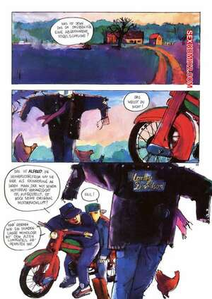 Porno comic Die Hehnervogel. Frida