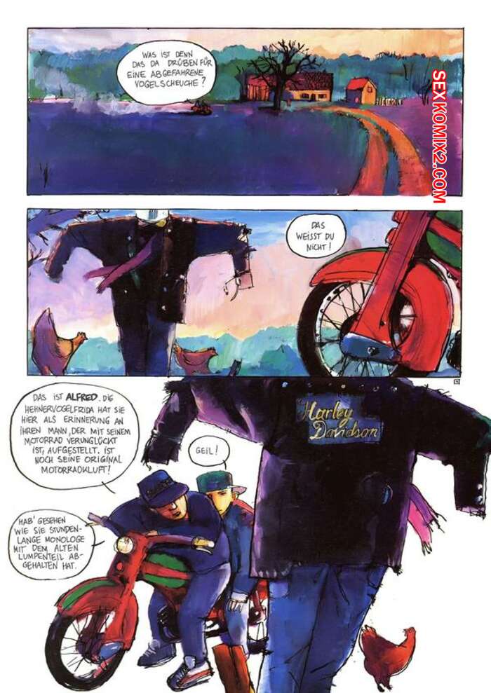 Porno comic Die Hehnervogel. Frida