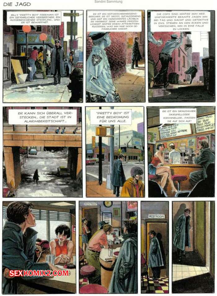 Porno comic Die Jagd