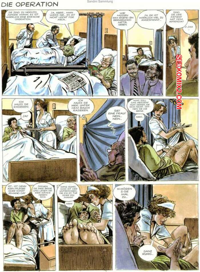 Porno comic Die Operation