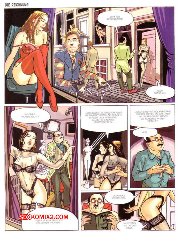 Porno comic Die Rechning