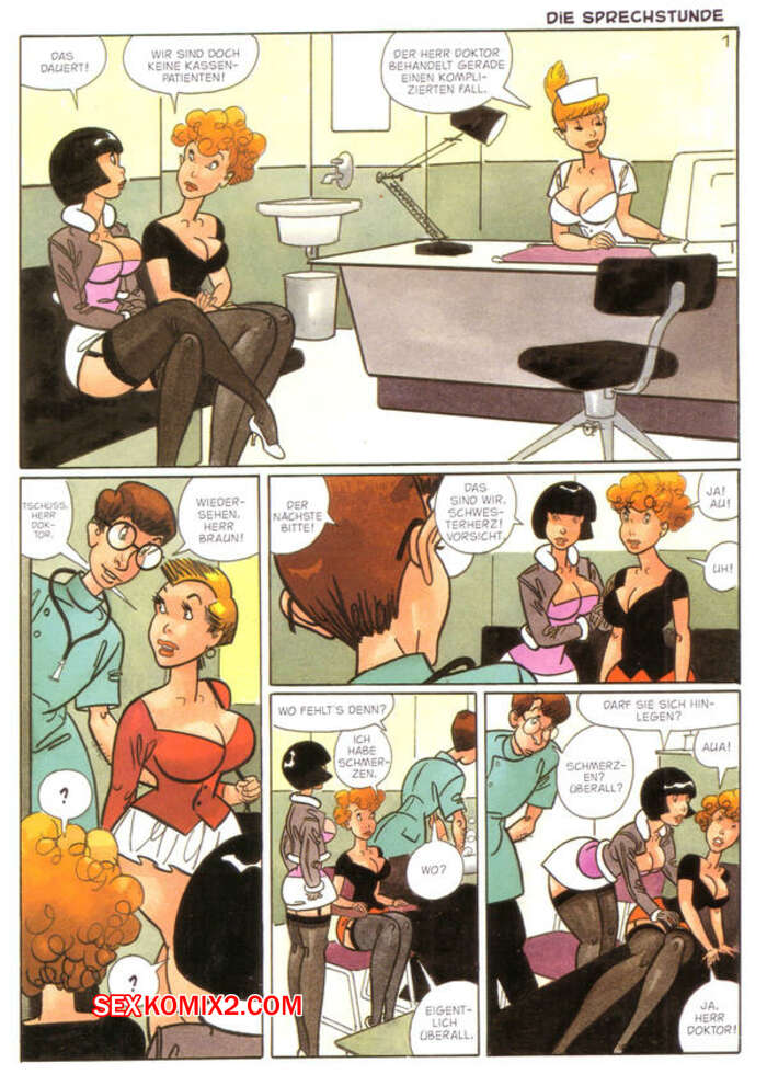Comic porno Die Sprechstunde von Dick Matena