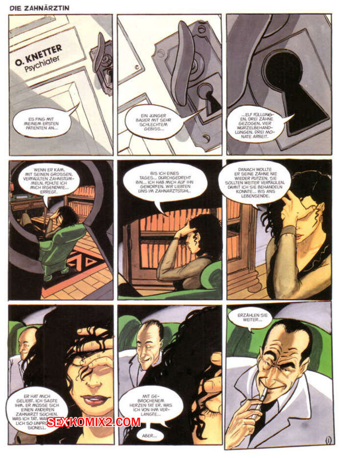Porno comic Die Zahnaerztin