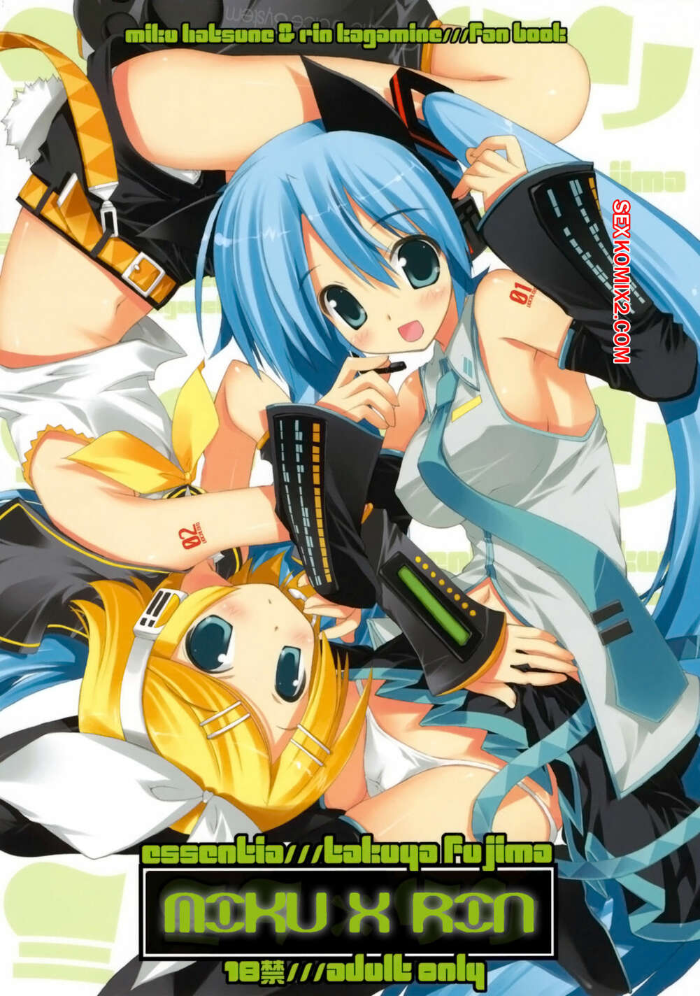 Porno comic ESSENTIA. Fujima Takuya.. MIKU x RIN. VOCALOID.