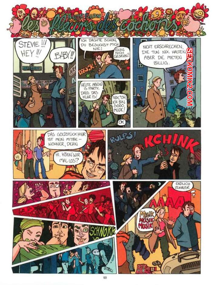 Porno comic Fleurs des Cochons