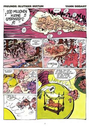 Porno comic Freunde. Bluttiger Irrtum