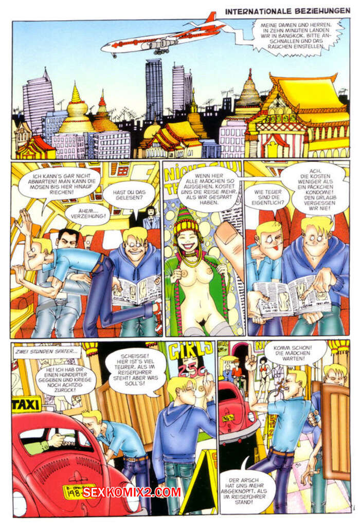 Porno comic Internationale Beziehungen