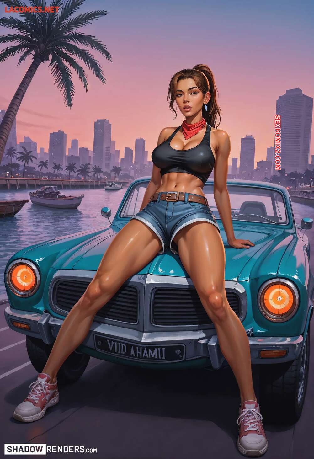 Porno comic Lucia. Feel the GTA VIbe. Shadow Renders