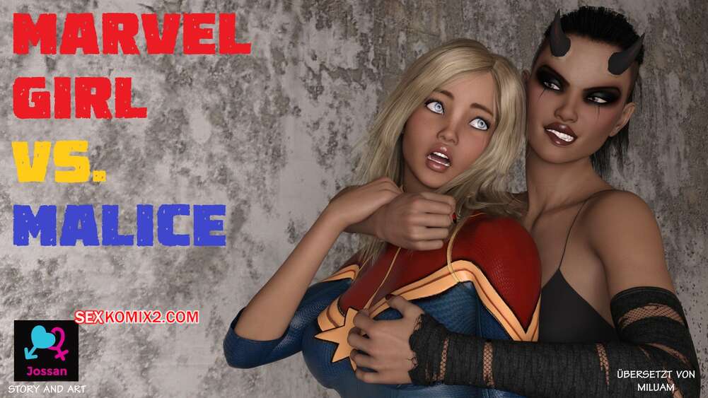 Porno comic Marvel Girl vs Malice. Jossan.