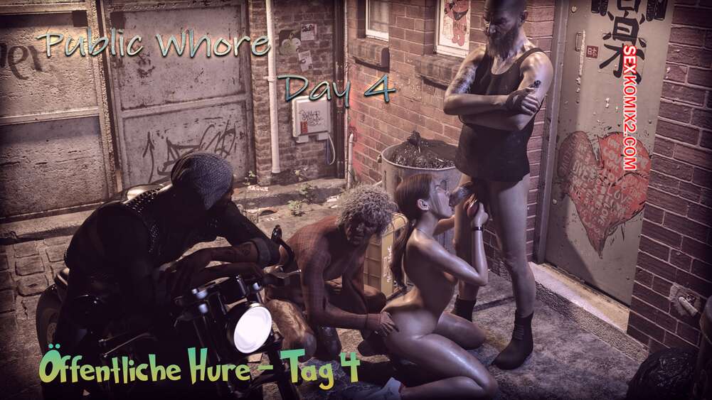 Porno comic Public Whore Day 4. Alextraza