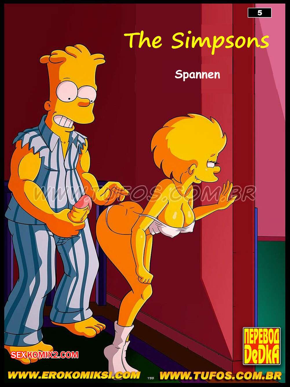 Porno comic Spannen. The Simpsons.