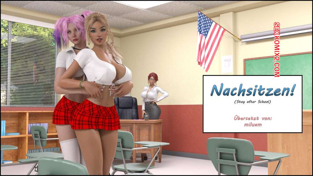 Porno comic Stay After School 1. CodeMonkey3DX