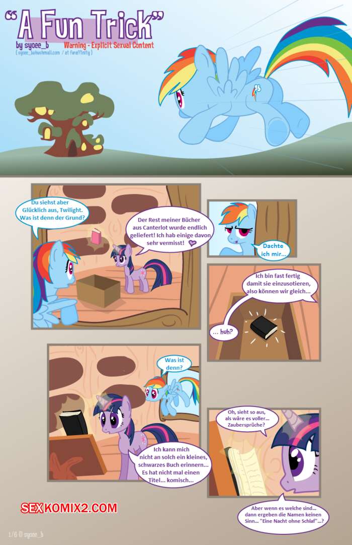 Porno comic Syoee b. A Fun Trick. My Little Pony. Friendship Is Magic.