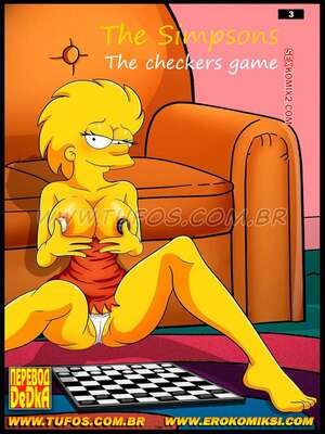 Porno comic The Checkers Game. Simpsons.