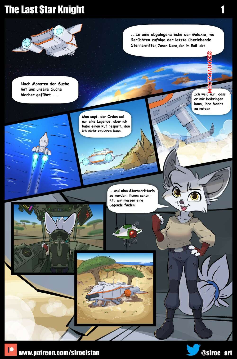 Porno comic The Last Star Knight. Siroc.