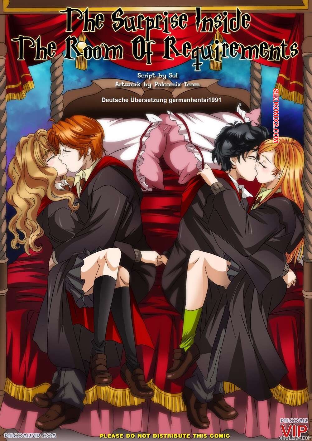 Porno comic The Surprise Inside the Room of Requirements. Harry Potter. Palcomix.