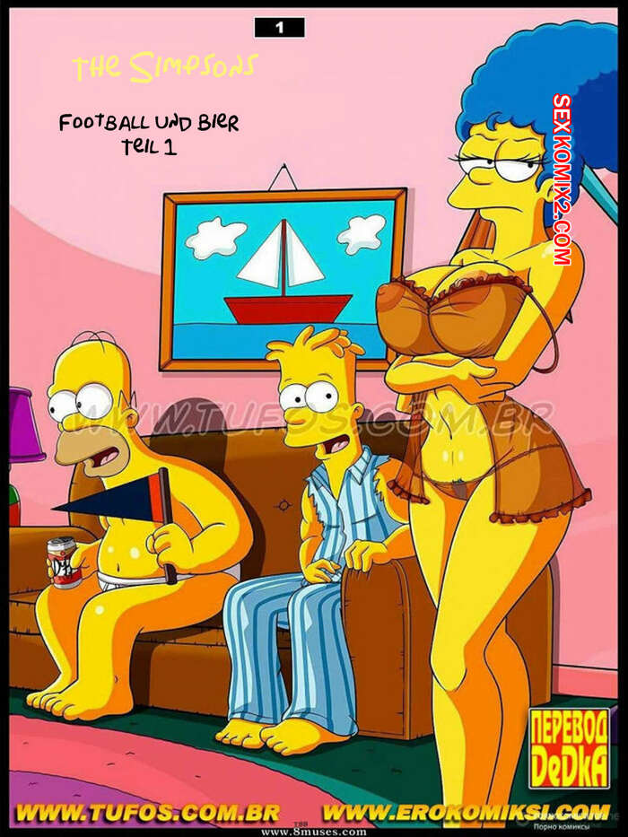 Porno comic Tufos. The Simpsons  01. Football und Bier Teil 1